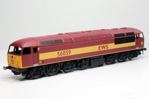 Hornby R2648 Class 56 56059 in EWS Livery - (Spares, Repair)