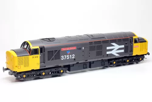 ViTrains V2076 Class 37/5 37512 'Thornaby Demon' in Railfreight Large Logo Grey Livery